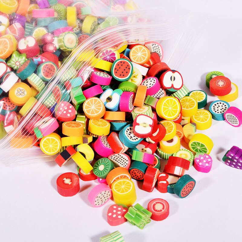 100 pieces of colorful cartoon erasers in a transparent bag