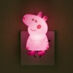 Peppa Pig wall nightlight for pink children on one socket