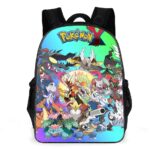 Pokémon X universe backpack with character designs on front