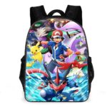 Pokémon Sacha backpack with cartoon design