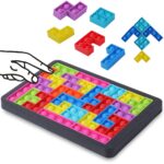 Tetris puzzle 27 colorful plastic pieces