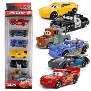 Cars 3 car set in a box of 6