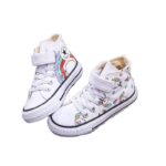 All stars style canvas shoes with rainbow for kids