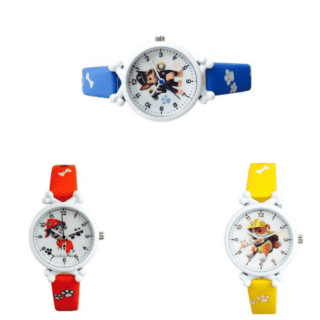 Pack of 3 patrol watches in red, yellow and blue