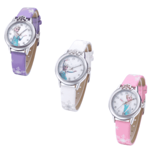 Frozen 3 watch pack, purple, white and pink with snow queen pattern