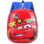 Cars Flash McQueen red and blue backpack with mmotif on front