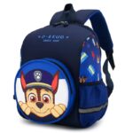 Pat'Patrouille schoolbag for kids in blue with chase pattern on front