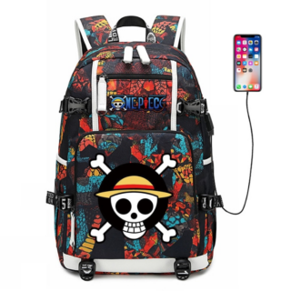 One piece skull backpack