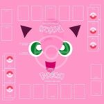 Pokemon pink card game mat