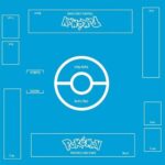 Pokemon blue card game mat
