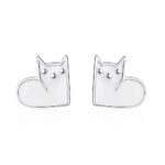 Kitten earrings for girls