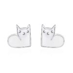 Kitten earrings for girls