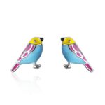 Little blue bird earrings for girls