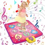 Non-slip dance floor for children with white background