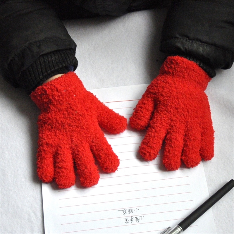 Soft and colorful plush gloves for children - Image 2