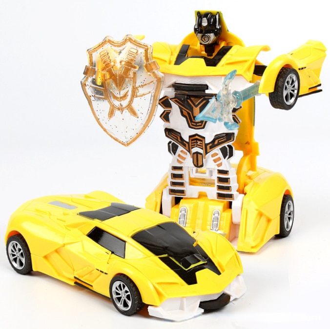 Transformers toy car and armed robot for kids - Image 3