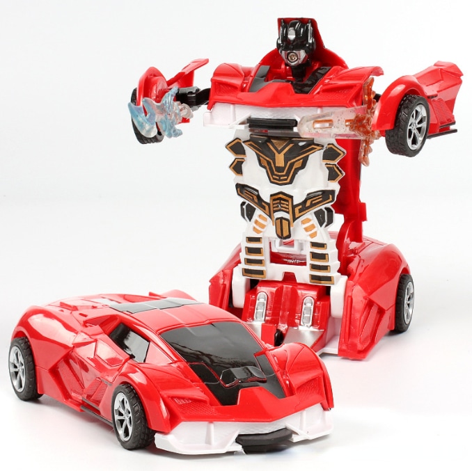 Transformers toy car and armed robot for kids - Image 5