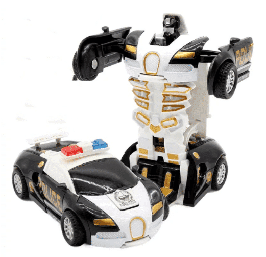 Transformers police car and robot toy for kids - Image 3