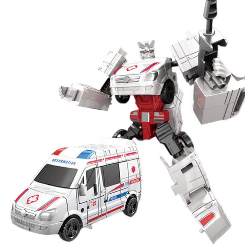 Transformers toy rescue car and robot for kids - Image 3